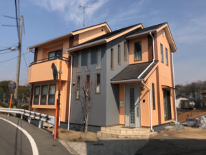 福山・外壁塗装・施工後・施工実績・おしゃれ塗装・2色塗り・外壁塗装にこだわり・塗り替え・